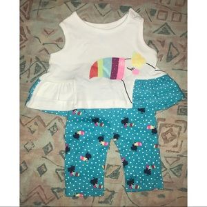 NWOT Little Wonders Toucan 2 piece set